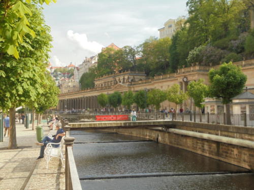 View on Karlovy Vary (Karlsbad)