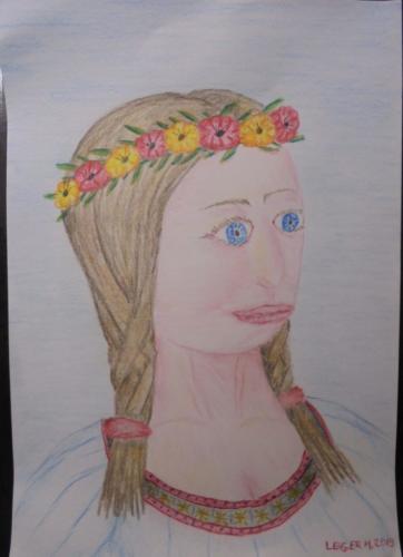 Portrait of a Slavic woman