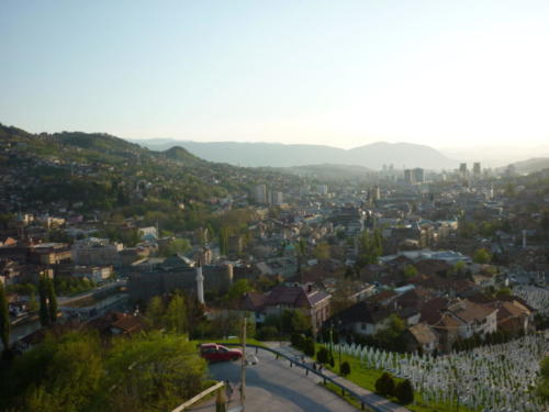 Vue sur Sarajevo